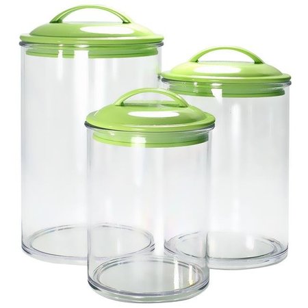 RESTON LLOYD Reston Lloyd 11191 6pc Acrylic Canister Set  Lime 11191